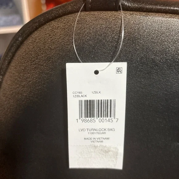 Coach Loved leather twin turnlock Brown and Black Women's Bag shoulder - Picture 9 of 11